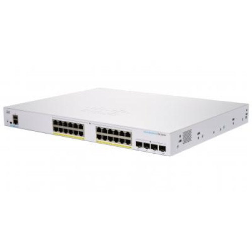 Комутатор мережевий Cisco CBS350-24FP-4G-EU