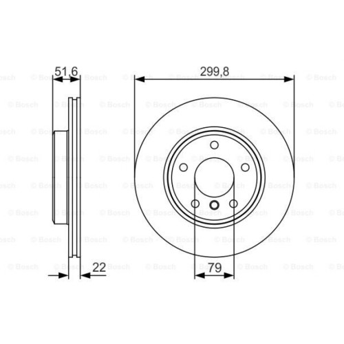 Гальмівний диск Bosch 0 986 479 S32