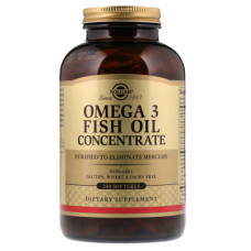 Жирні кислоти Solgar Омега-3 Риб'ячий жир, концетратов, Omega-3 Fish Oil Concenta (SOL-01699)