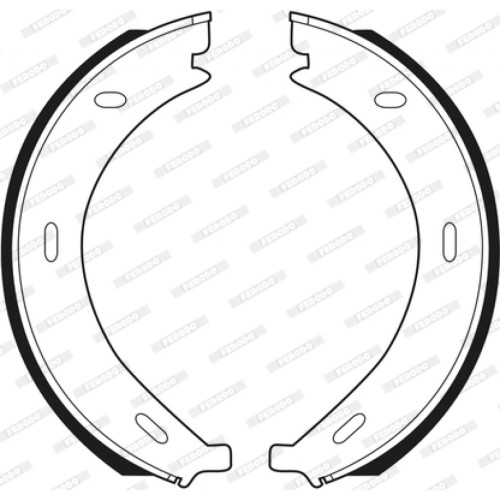 Гальмівні колодки FERODO FSB536