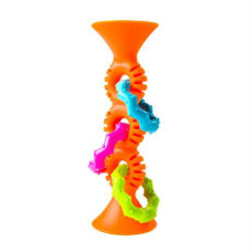 Брязкальце Fat Brain Toys прорізувач на присосках pipSquigz Loops помаранчевий (F165ML)