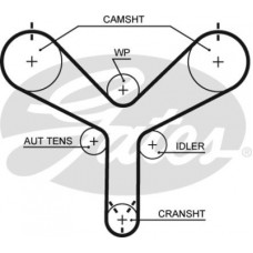Ремінь ГРМ Gates T298