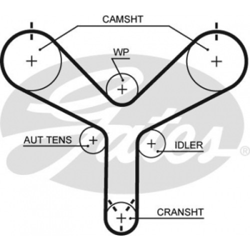 Ремінь ГРМ Gates T298