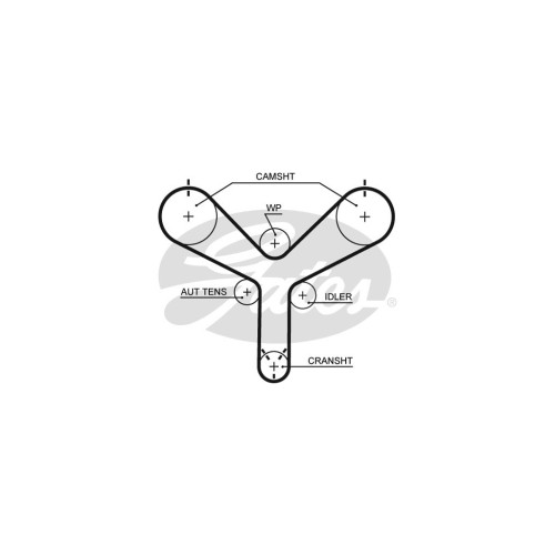 Ремінь ГРМ Gates T298