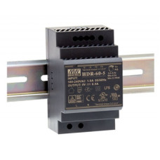 Блок живлення для систем відеоспостереження MeanWell HDR-60-12