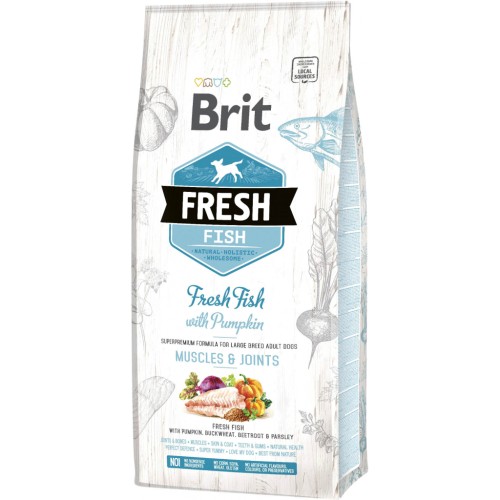 Сухий корм для собак Brit Fresh Fish/Pumpkin Adult Large 12 кг (8595602530779)