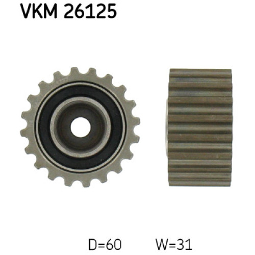 Ролик натягувача ременя SKF VKM 26125