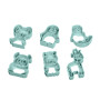 Форма для випікання Ardesto Tasty Baking Animals Set 6 шт Tiffany Blue (AR2309PP)