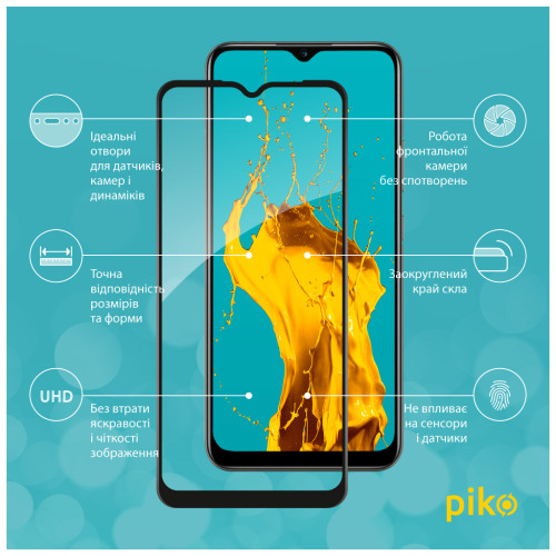 Скло захисне Piko Full Glue RealMe C25Y (1283126519284)