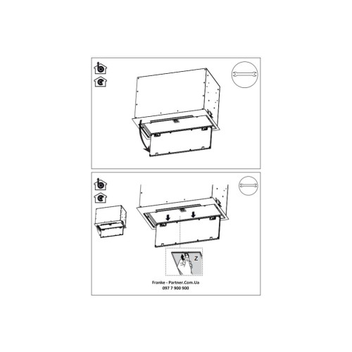 Витяжка кухонна Franke Box Flush EVO FBFE BK MATT A70 (305.0665.365)