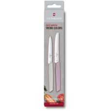 Набір ножів Victorinox Swiss Modern Paring Set 2шт Gray/Pink (6.9096.2L2)