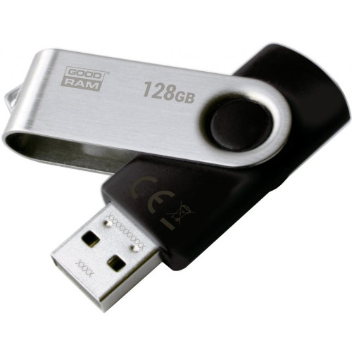 USB флеш накопичувач GOODRAM 128GB UTS2 Twister Black USB 2.0 (UTS2-1280K0R11)