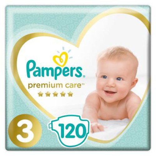 Підгузок Pampers Premium Care Midi Розмір 3 (6-10кг), 120 (4015400465461)