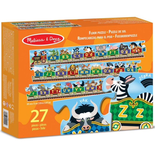 Розвиваюча іграшка Melissa&Doug Паровозик Алфавіт 27 ел (MD4420)