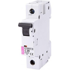 Автоматичний вимикач ETI Выключатель автоматический ETIMAT 10 1p C 20А (10 kA) (2131717)