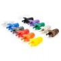 Ковпачок конектора RJ-45 Black Cat.5/Cat.6 (100 шт/уп.) Merlion (CPRJ45ML-BK-CAT5/6)