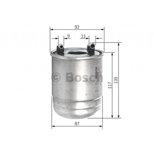 Фільтр паливний Bosch F 026 402 104