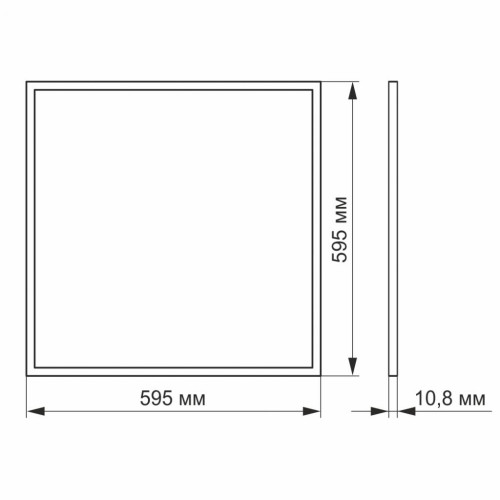 Світильник TITANUM LED панель 40W 4100K 220V (VL-P404W)