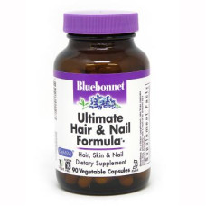 Вітамінно-мінеральний комплекс Bluebonnet Nutrition Остаточна Формула для Волос і нігтів, 90 гелевих ка (BLB1108)
