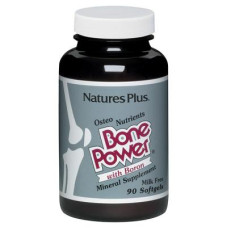 Мінерали Natures Plus Кальцій з Бором для Міцних Костей, Bone Power, 90 желатину (NTP3341)