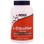 Амінокислота Now Foods L-Цитруллин, L-Citrulline, 750 мг, 180 капсул (NF0103)