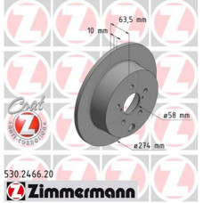 Гальмівний диск ZIMMERMANN 530.2466.20