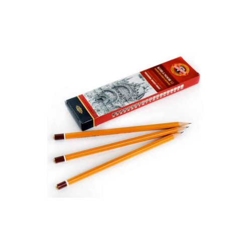 Олівець графітний Koh-i-Noor 10H без гумки корпус Жовтий (1500.10H)