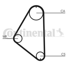 Ремінь ГРМ CONTITECH CT558