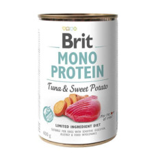 Консерви для собак Brit Mono Protein з тунцем і бататом 400 г (8595602525355)