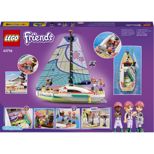 Конструктор LEGO Friends Пригоди Стефані на вітрильному човні 304 деталі (41716)