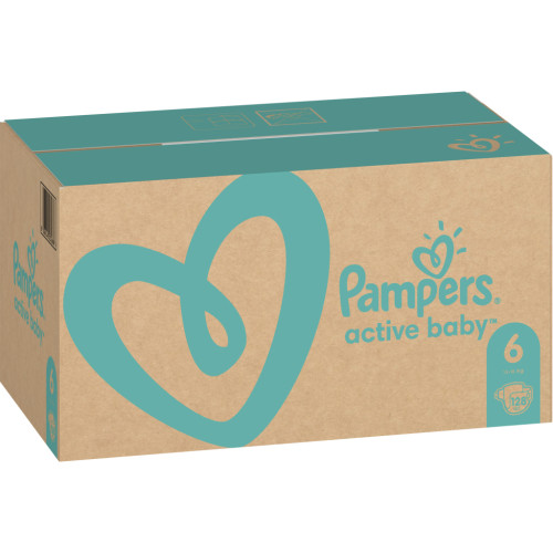 Підгузки Pampers Active Baby Розмір 6 (Extra Large) 13-18 кг 128 шт (8006540032688)