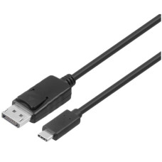 Кабель мультимедійний USB-C to DisplayPort 1.0m (AM/AM), 3840*216060Hz, black 2E (2EW-1925)