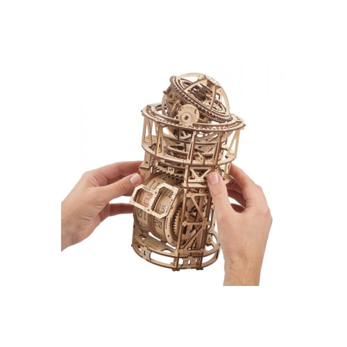 Конструктор Ugears Астроном. Настільний годинник із турбійоном (6337289)