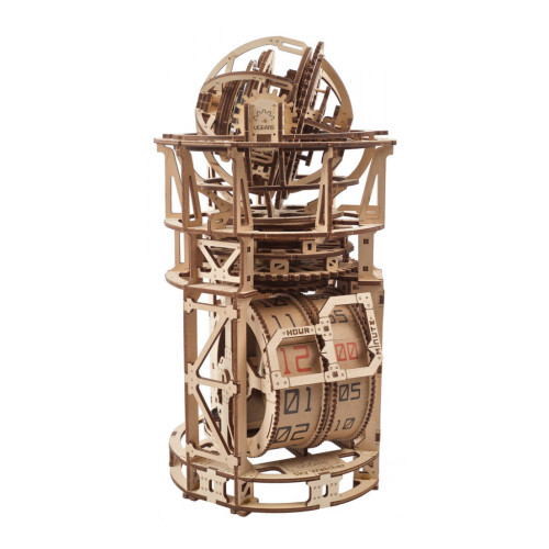 Конструктор Ugears Астроном. Настільний годинник із турбійоном (6337289)