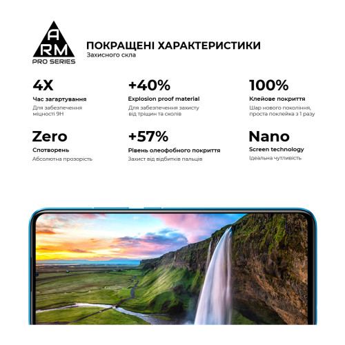 Скло захисне Armorstandart Pro Realme C11 2021 Black (ARM59274)