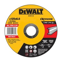 Круг зачистний DeWALT чорний/кольоровий метал, 125х6.0х22.23 мм (DX7941)