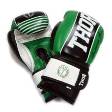 Боксерські рукавички Thor Thunder 14oz Green (529/12(Leather) GRN 14 oz.)