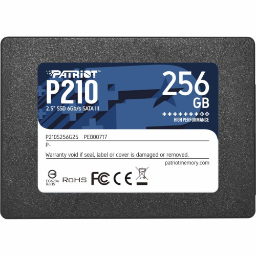 Накопичувач SSD 2.5" 256GB Patriot (P210S256G25)