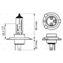 Автолампа Bosch галогенова 60/55W (1 987 301 077)