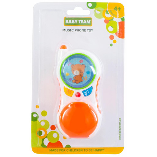 Розвиваюча іграшка Baby Team Телефон музичний маленький (8621)