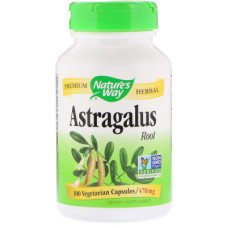 Трави Nature's Way Корінь Астрагала, Astragalus Root, 470 mg, 100 капсул (NWY-10180)