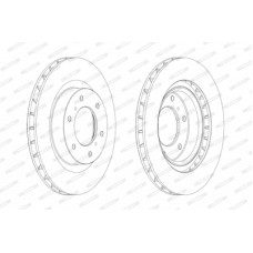 Гальмівний диск FERODO DDF1757C