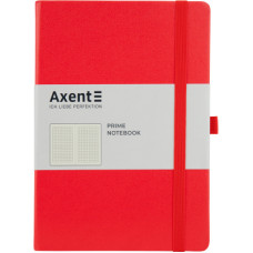 Книга записна Axent Partner Prime 145х210 мм A5 96 аркушів в клітинку Червона (8305-06-A)