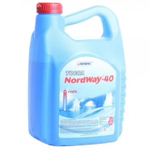 Антифриз МФК "NordWay -40 Strong Winter" (-32C) син. ПЕ кан. 9кг (30811)