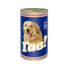 Консерви для собак Гав! з кроликом в апетитному соусі 1.24 кг (4820083902673)