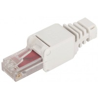 Конектор RJ45 cat.6 UTP 8P8C, безінструментальний, 1шт Kingda (KD-PGU8054-C6)