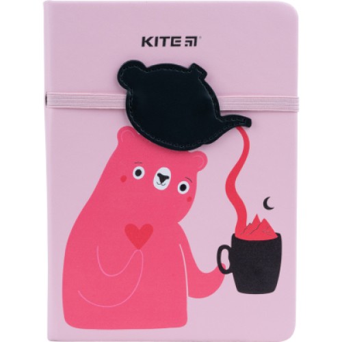 Блокнот Kite В6 96 аркушів Pink Bear (K22-464-1)