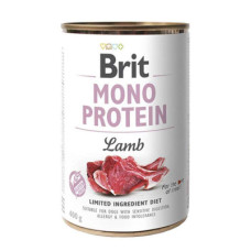 Консерви для собак Brit Mono Protein з ягням 400 г (8595602555369)