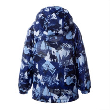 Куртка Huppa CLASSY -117710030 темно-синій з принтом 92 (4741468942773)