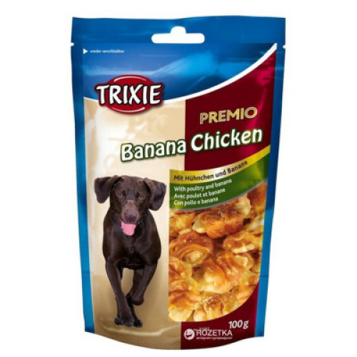 Ласощі для собак Trixie Premio Banana&Chicken банан/курка 100 г (4011905315829)